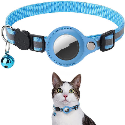 Reflective Waterproof Pet Collar with AirTag Holder