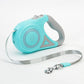 Retractable Dog Leash with Automatic LED Light