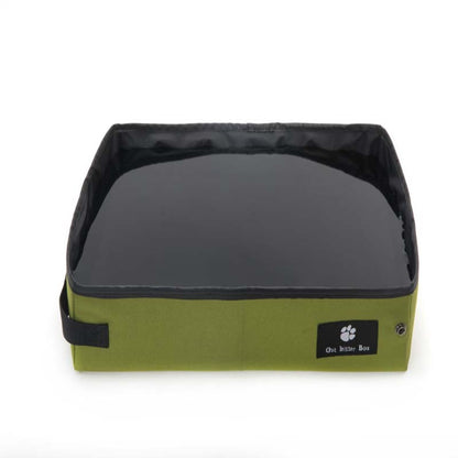 Portable Folding Cat Litter Box – Ideal for Travel & Outdoor Use