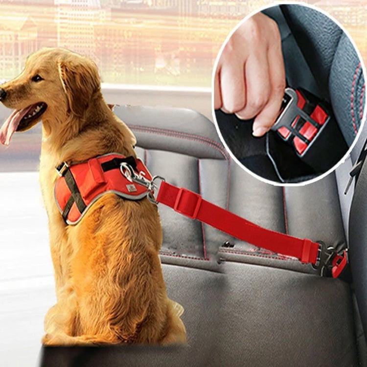 Adjustable Pet Car Seat Belt for Dogs and Cats - Paw & tail