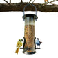 Hanging Bird Feeder for Garden - Plastic Food Dispenser