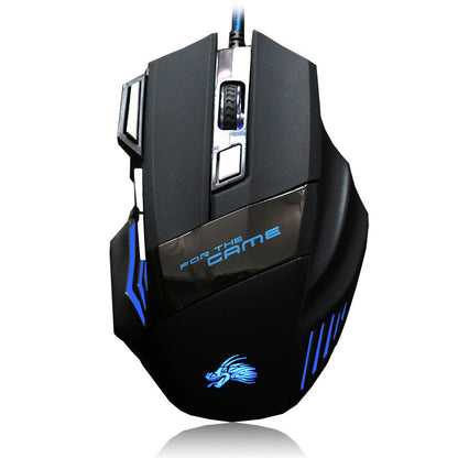 7-button Colorful Glowing USB Gaming Mouse