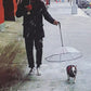 Transparent Dog Umbrella with Leash