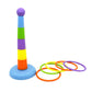 Interactive Parrot Training Toy – Colorful Ring Toss Game