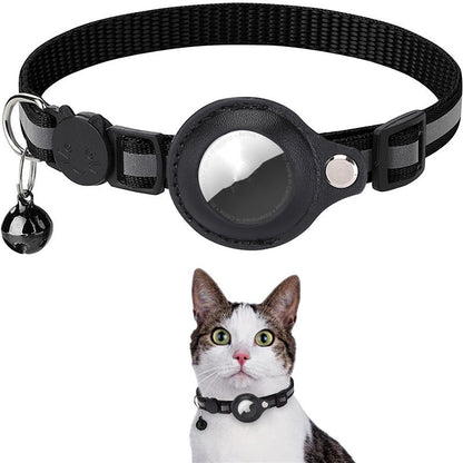 Reflective Waterproof Pet Collar with AirTag Holder