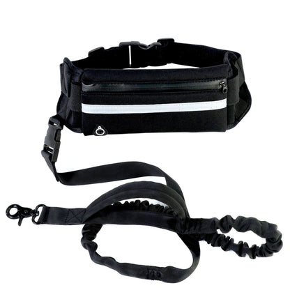 Hands-Free Dog Leash with Bungee for Large Dogs - Paw & tail