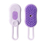 3-in-1 Electric Steam Brush for Pets – Grooming, Massage & Hair Removal